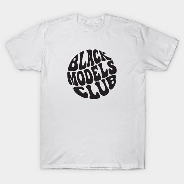 black Models Club T-Shirt by Pridish
